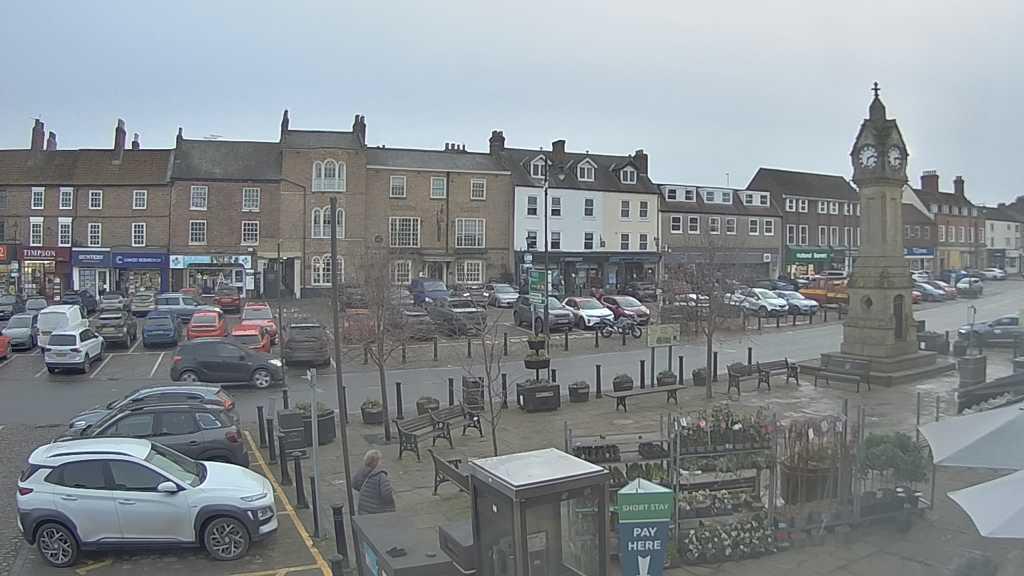 Thirsk webcam overlooking the Market Place